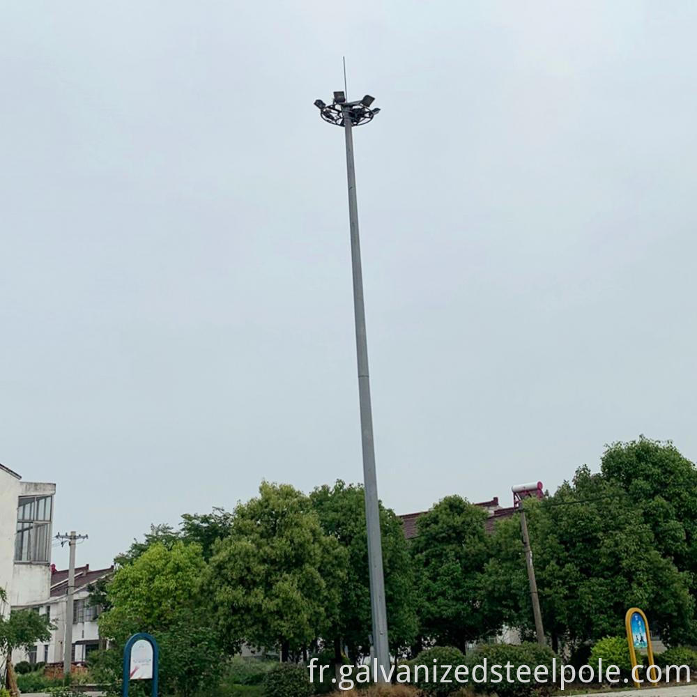 High Mast Lighting Pole 2 Jpg